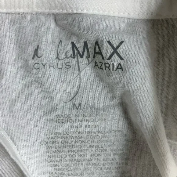 Miley Cyrus x Max Azria London Tee Size Medium - Picture 3 of 8